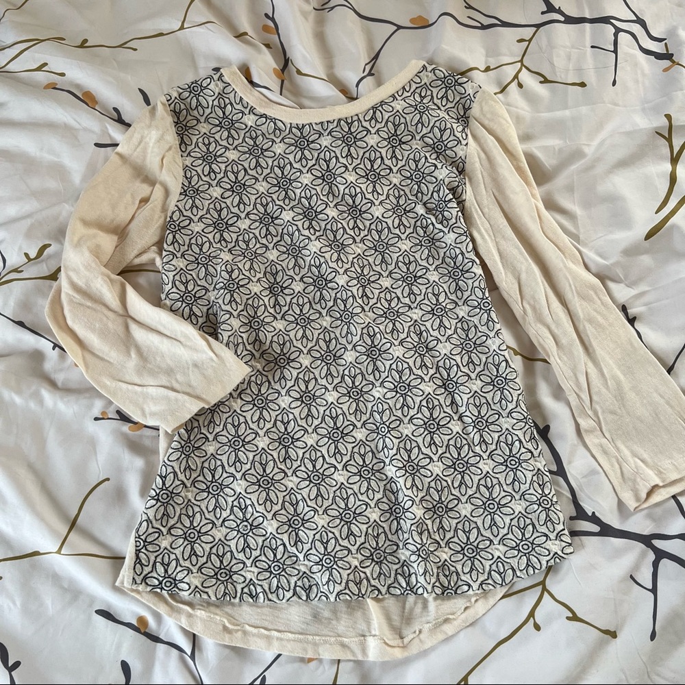 Bundle- Embroidered Top Jcrew w pleated uniform navy skort from Lands End